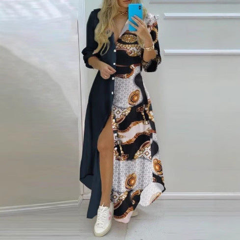 Damen Kimono-Robe mit Printdesign Heidi-Mode