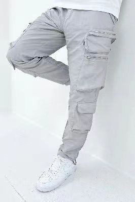Herren Cargo-Hose mit praktischen Multifunktionstaschen und modernem Slim-Fit Heidi-Mode