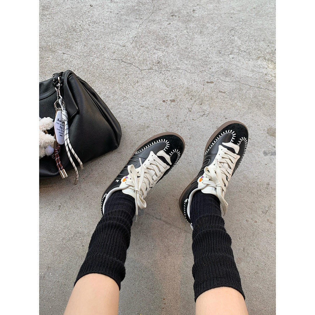 Damen Retro-inspirierte Casual Sneakers Heidi-Mode