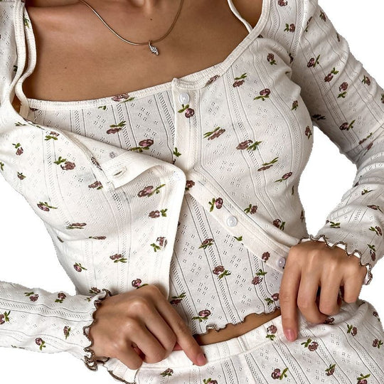 Damen Nachtwäsche Set Heidi-Mode