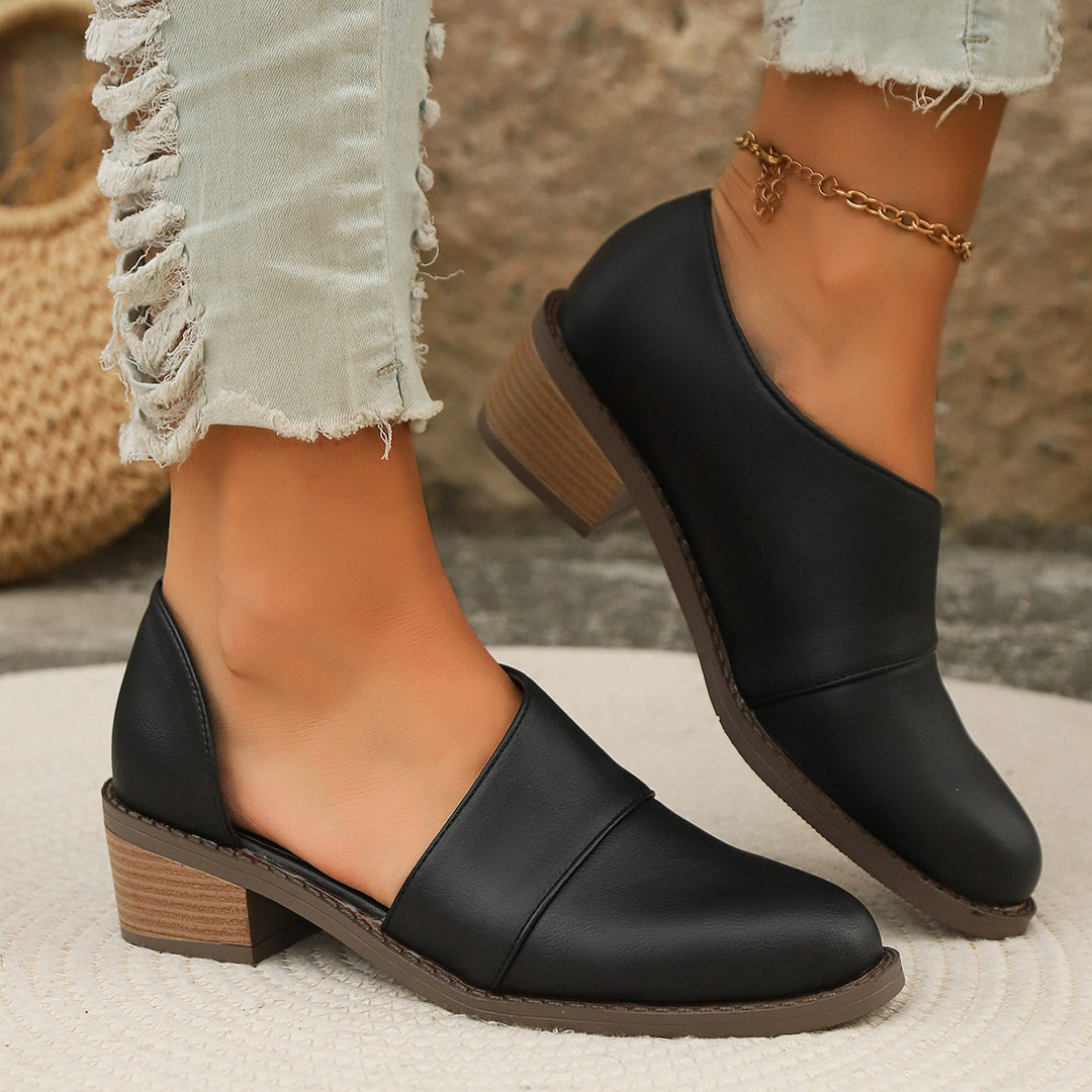 Damen Elegante Slipper mit komfortablem Fußbett und modischem Schnitt Heidi-Mode