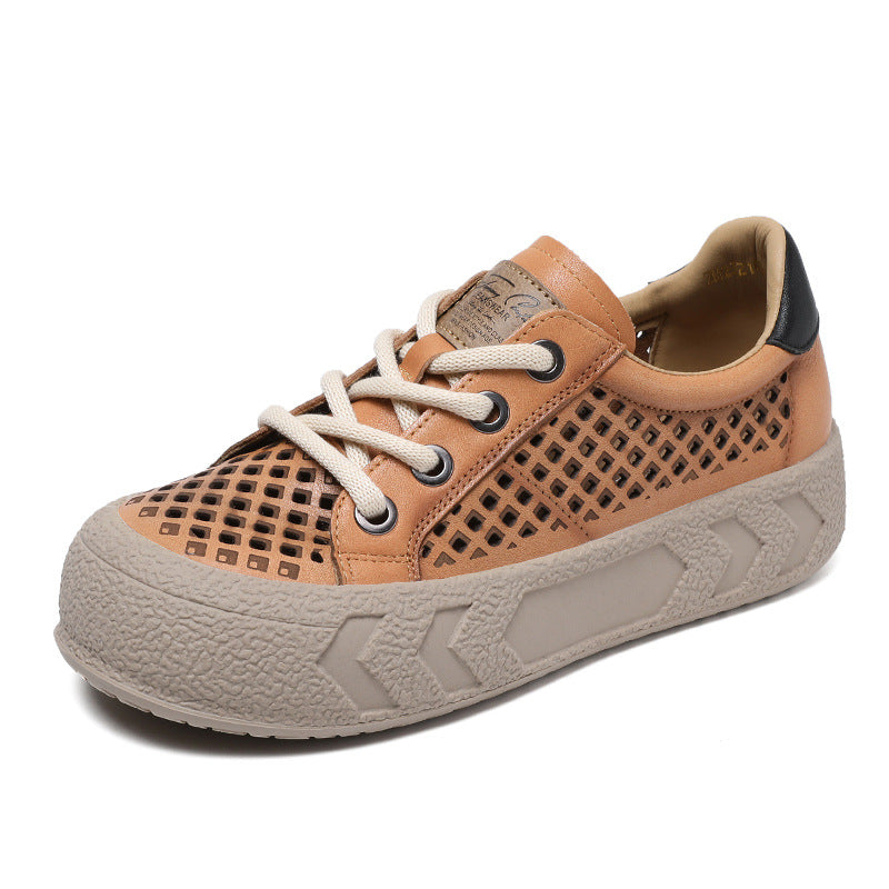 Herren Freizeit Atmungsaktive Mesh Sneaker mit Texturiertem Außensohle Heidi-Mode