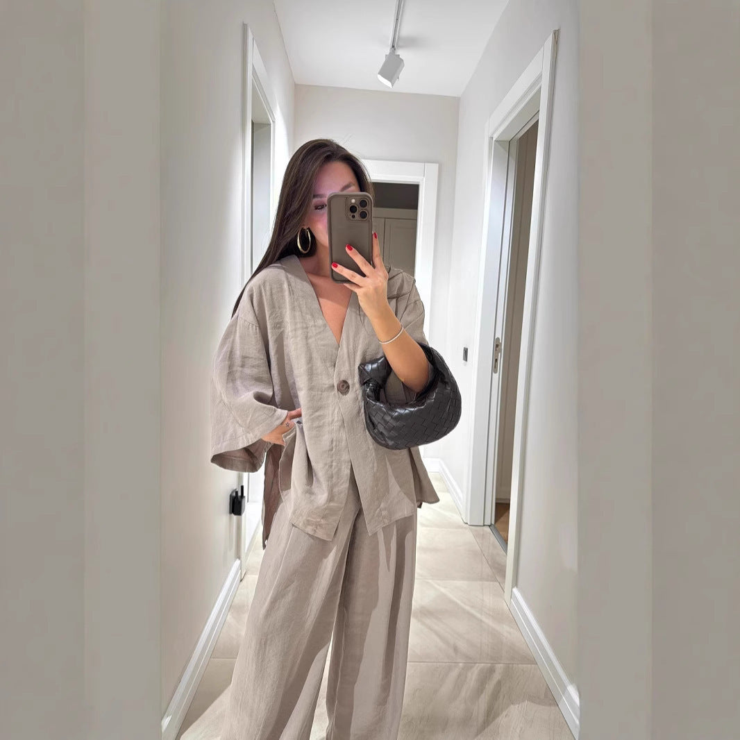 Damen lässige und zeitlose Überwurfjacke Heidi-Mode
