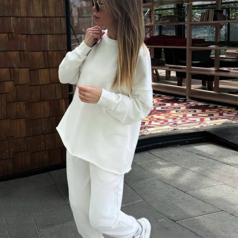 Damen Legeres Sweatshirt und Jogginghose Set Heidi-Mode