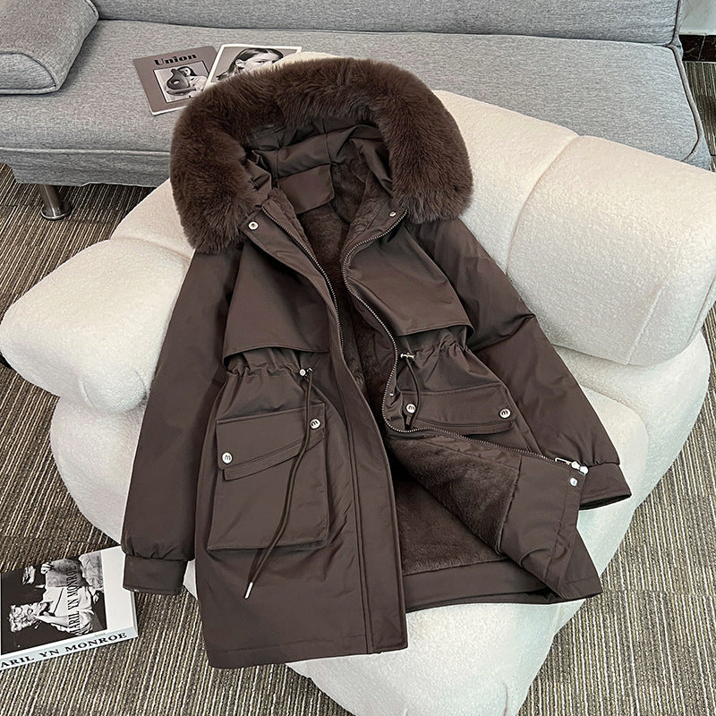 Damen Modischer Winterparka mit kuscheligem Innenfutter und praktischen Taschen Heidi-Mode