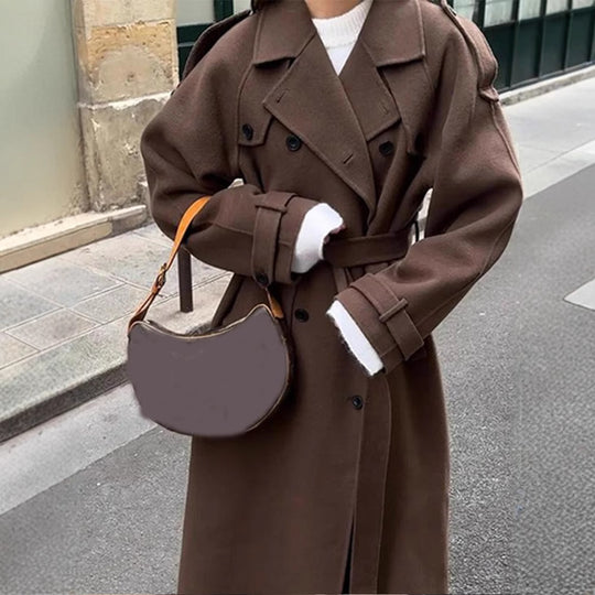 Damen oversized Wollmantel Heidi-Mode