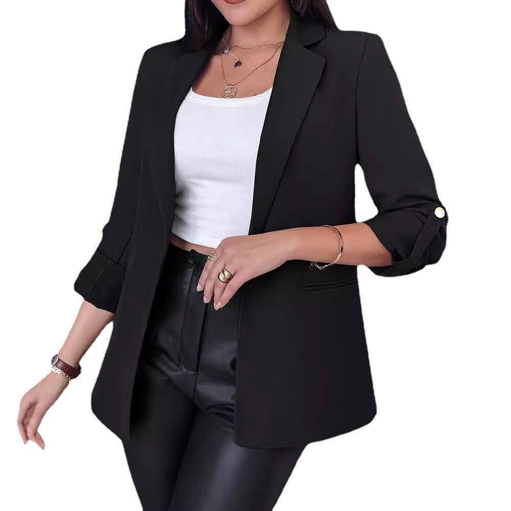 Damen Eleganter Blazer mit modischem Schnitt und praktischen Details Heidi-Mode
