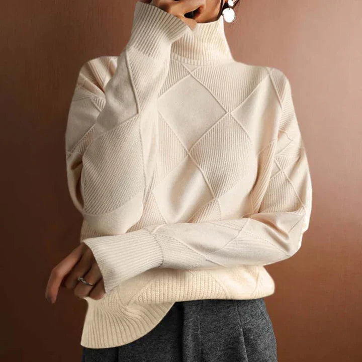 Heidi-Mode | Lässiger, Schlicher Strickpullover