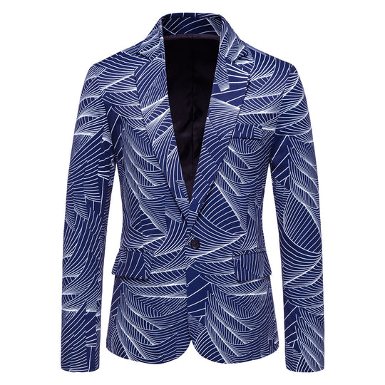 Damen modischer Blazer mit floralem Motiv Heidi-Mode