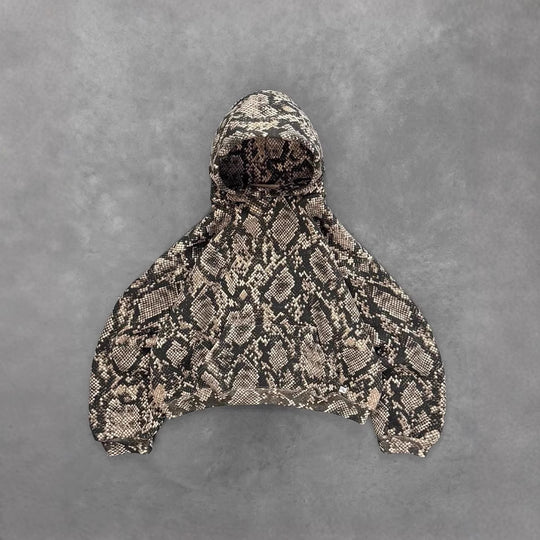 Femme Oversized Python-Print Sweatshirt Heidi-Mode