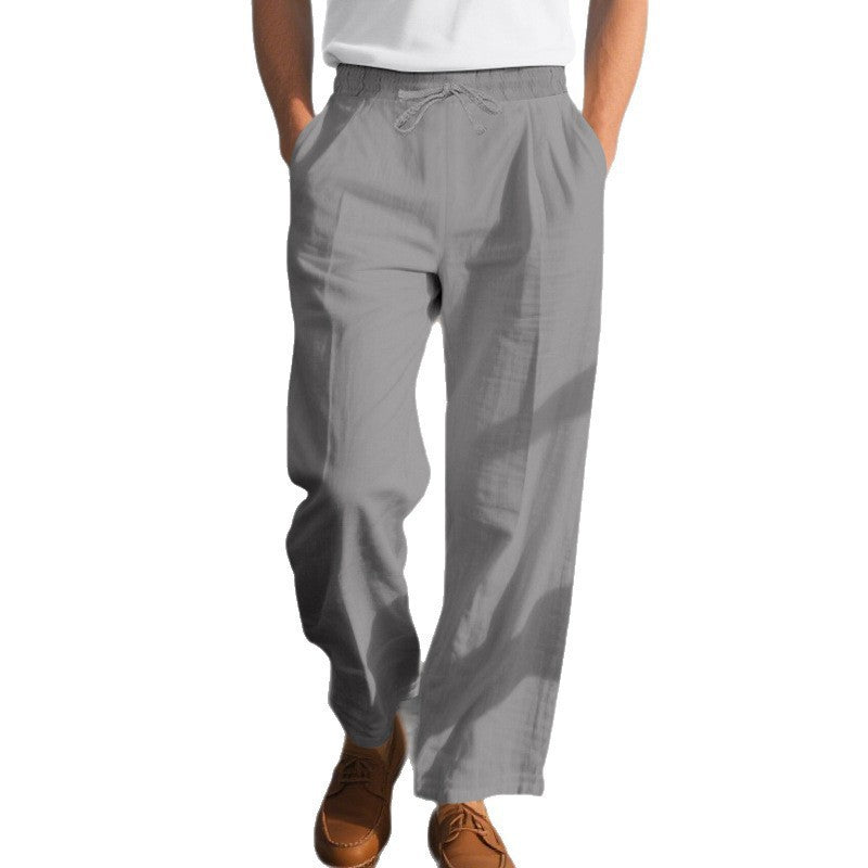 Herren Bequeme Strandhose mit verstellbarem Kordelzug Heidi-Mode