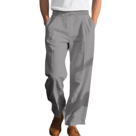 Herren Bequeme Strandhose mit verstellbarem Kordelzug Heidi-Mode