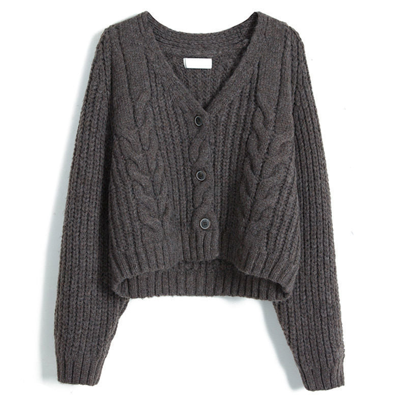 Damen Kuscheliger Strickcardigan mit dekorativem Zopfmuster Heidi-Mode