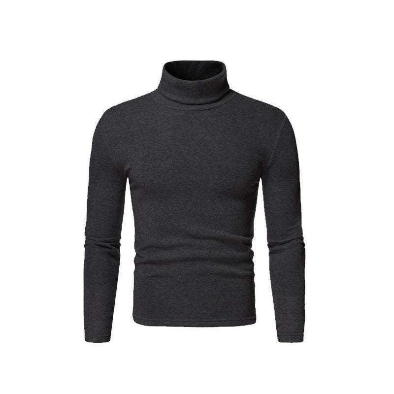 Herren Rollkragenpullover aus weichem Stretchmaterial Heidi-Mode