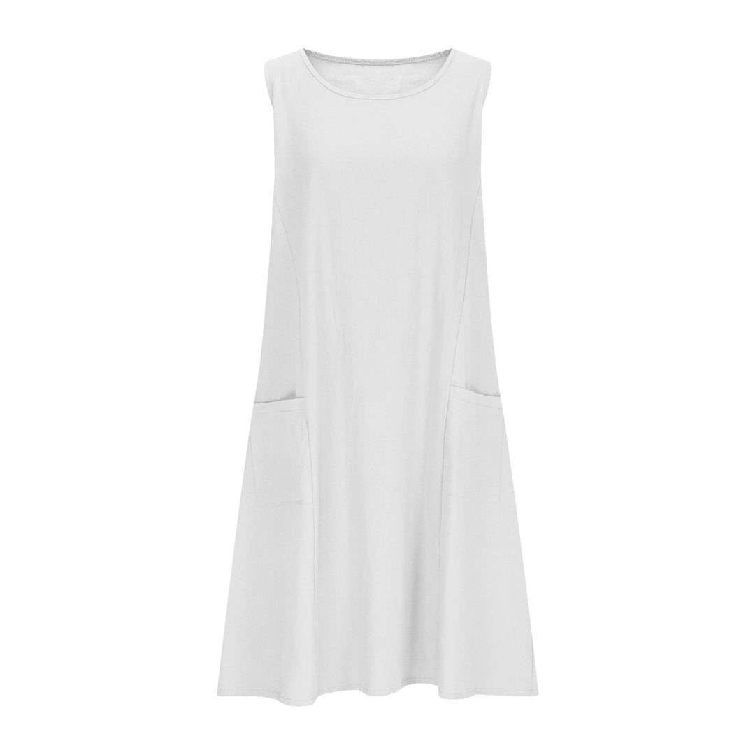 Damen Freizeit Ärmelloses Shift-Kleid Heidi-Mode