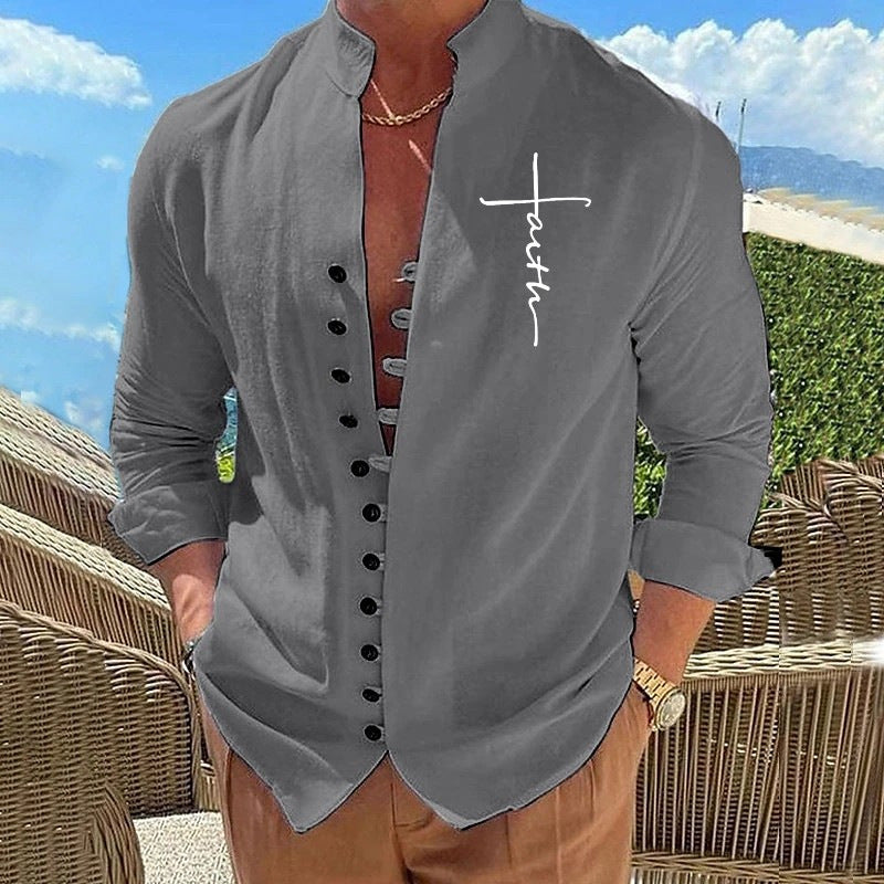 Herren luftige Hemdbluse Heidi-Mode