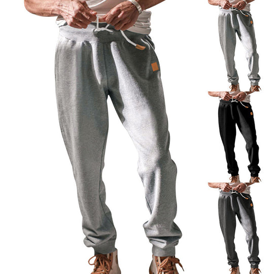 Herren Bequeme Freizeithose mit elastischem Bund und Seitentaschen Heidi-Mode