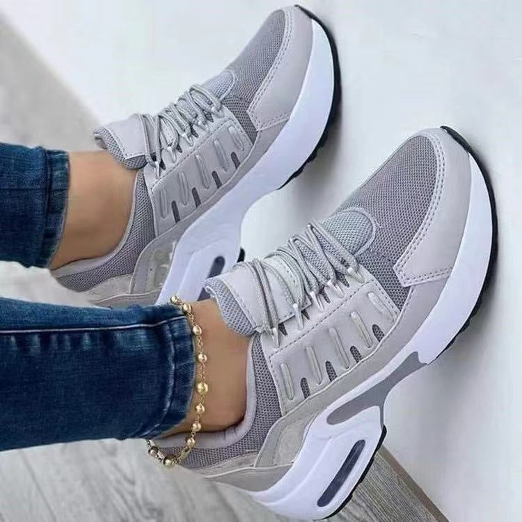 Damen Sportliche Air Max Sneakers mit atmungsaktiver Oberflächenstruktur Heidi-Mode