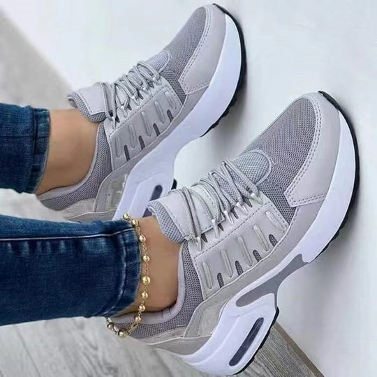 Damen Sportliche Air Max Sneakers mit atmungsaktiver Oberflächenstruktur Heidi-Mode