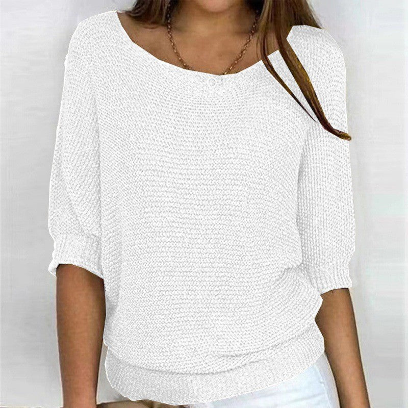 Damen lässiger Pullover Heidi-Mode
