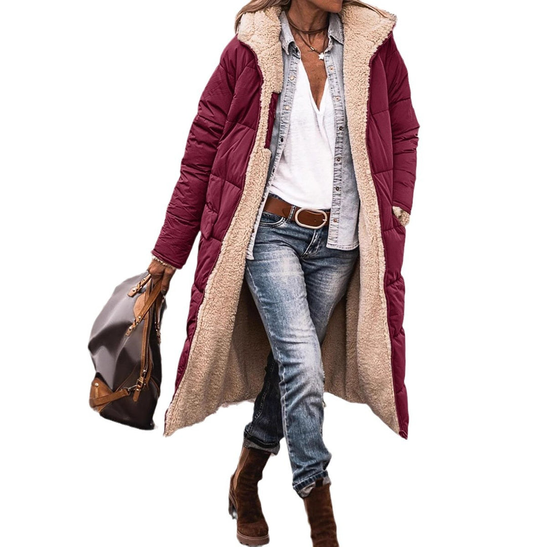 Damen kuscheliger Winterparka mit hochwertigem Teddyfutter und praktischen Taschen Heidi-Mode