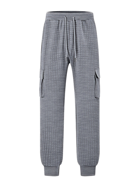 Herren Cargo-Jogginghose mit elastischem Bund und praktischen Seitentaschen Heidi-Mode