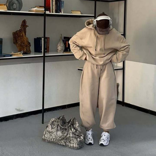 Damen entspannter Oversized Jogginganzug Heidi-Mode