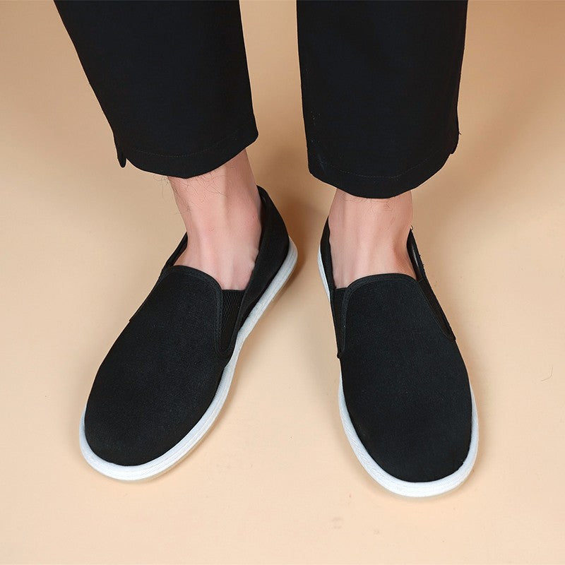Damen Bequeme Slip-On Freizeitschuhe mit atmungsaktiven Einsätzen Heidi-Mode