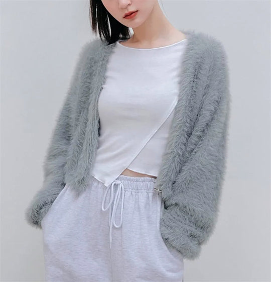 Damen Kuscheliger und lässiger Cardigan Heidi-Mode