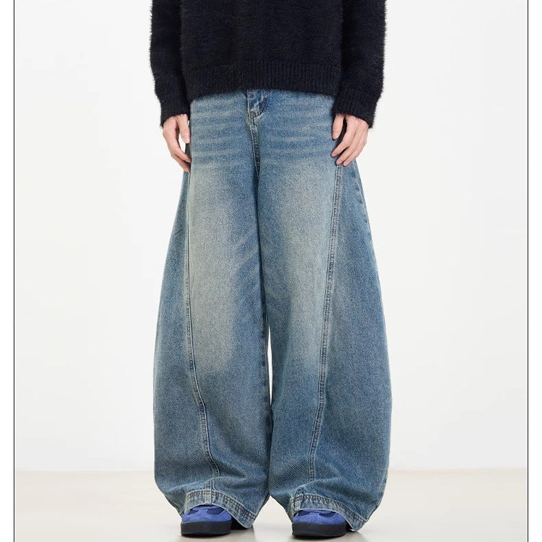 Damen Weit geschnittene Jeanshose Heidi-Mode