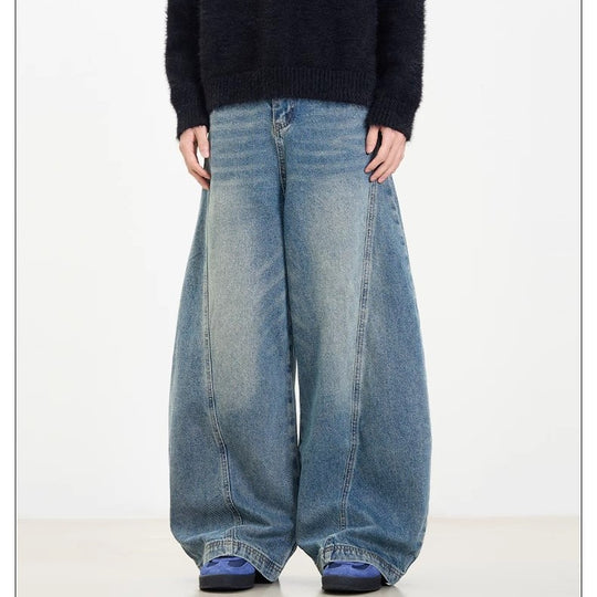 Damen Weit geschnittene Jeanshose Heidi-Mode