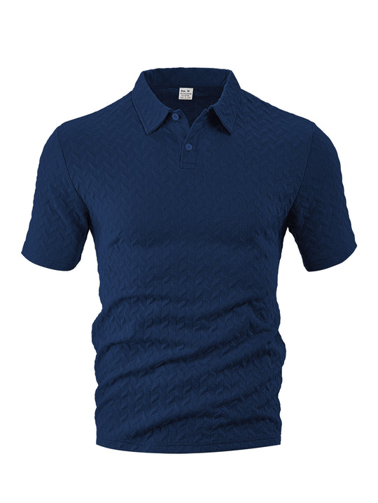 Herren Poloshirt aus atmungsaktiver Baumwolle Heidi-Mode