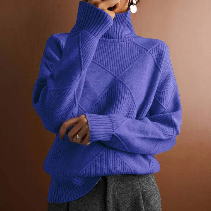Heidi-Mode | Lässiger, Schlicher Strickpullover