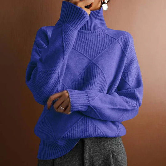 Heidi-Mode | Lässiger, Schlicher Strickpullover