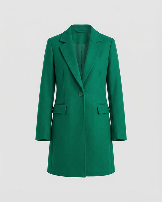 Damen Longblazer Damen mit Struktur