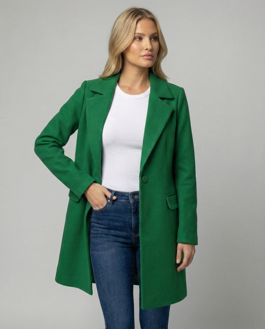 Damen Longblazer Damen mit Struktur