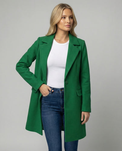 Damen Longblazer Damen mit Struktur