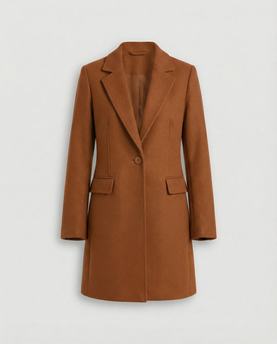 Damen Longblazer Damen mit Struktur