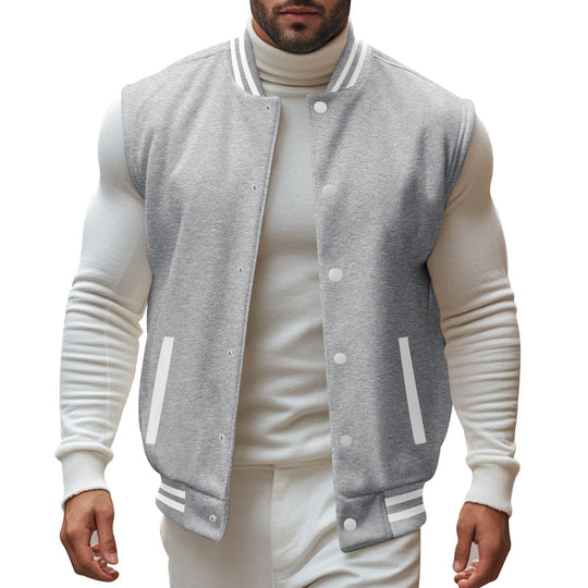 Herren trendige Collegejacke mit sportlichem Schnitt Heidi-Mode