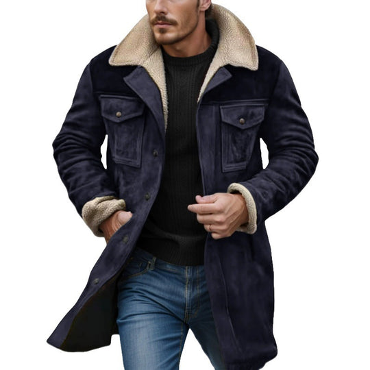 Herren Warm gefütterte Modische Jacke Heidi-Mode