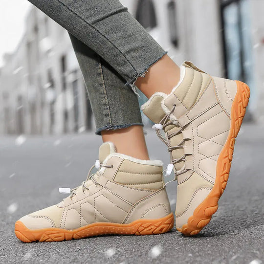 Heidi-Mode | Warme rutschfeste Barfußstiefel für Frauen - Komfortable Passform