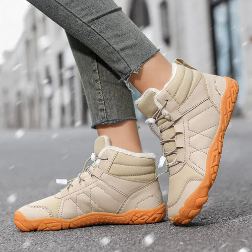 Heidi-Mode | Warme rutschfeste Barfußstiefel für Frauen - Komfortable Passform