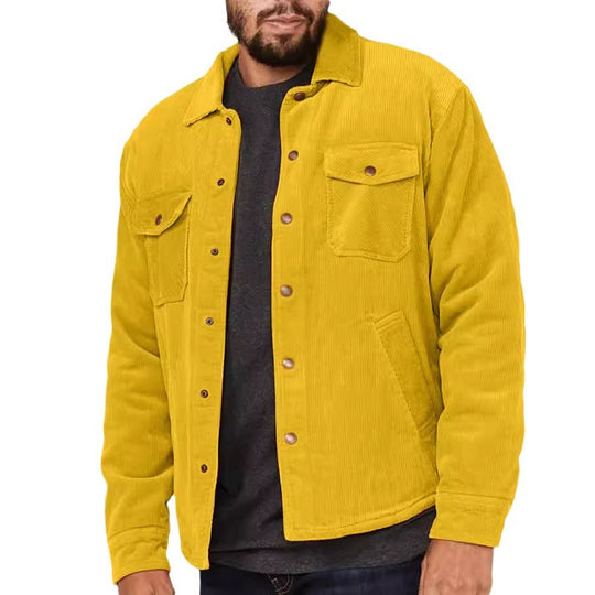 Herren Cordjacke mit praktischen Taschen und stylischem Design Heidi-Mode