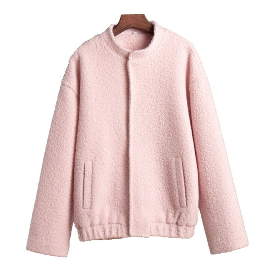 Damen bequeme Fleecejacke im Kurzschnitt Heidi-Mode