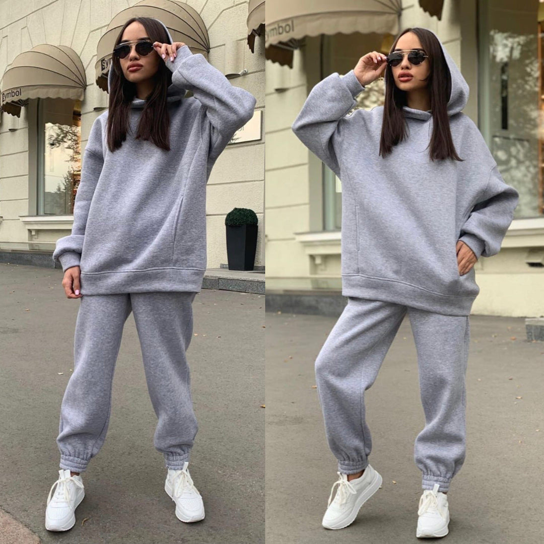 Heidi-Mode | Zweiteiliges Sport Hoodie Sweatpants Set