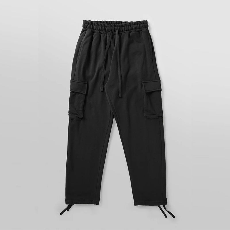 Herren Cargo-Jogginghose mit elastischem Bund und praktischen Seitentaschen Heidi-Mode