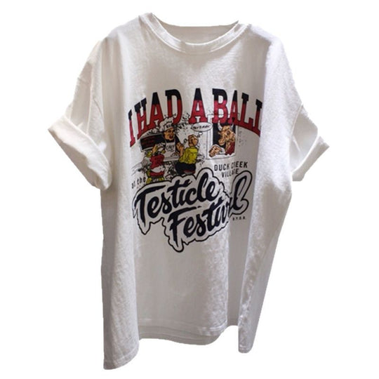 Herren lässiges Graphic-T-Shirt Heidi-Mode