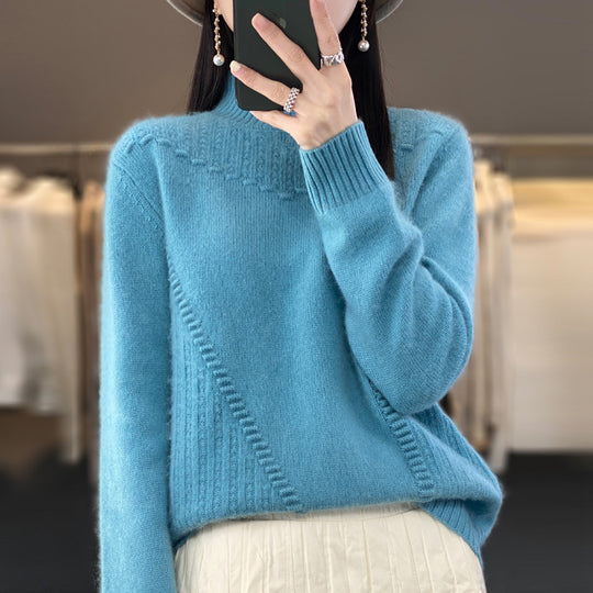 Damen Eleganter und bequemer Strickpullover mit einzigartigem Design Heidi-Mode