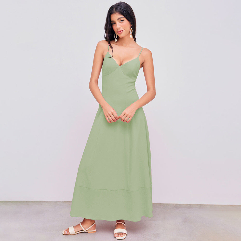 Heidi-Mode | Ärmelloses-Kleid Tailliert Elegant Ärmelloses Kleid