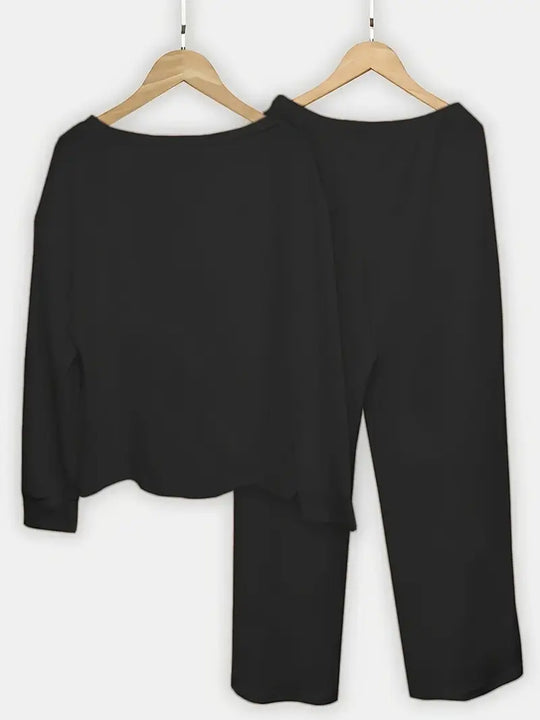 Damen Bequemes Lounge-Set mit weitem Schnitt und elegantem Design Heidi-Mode